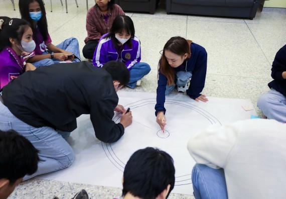 ภาพกิจกรรม  คณะวิทยาศาสตร์และเทคโนโลยี จัดโครงการยกระดับนวัตกรรมชุมชนด้วยกระบวนการวิศวกรสังคม กิจกรรมการอบรมบ่มเพาะทักษะการเป็นวิศวกรสังคม