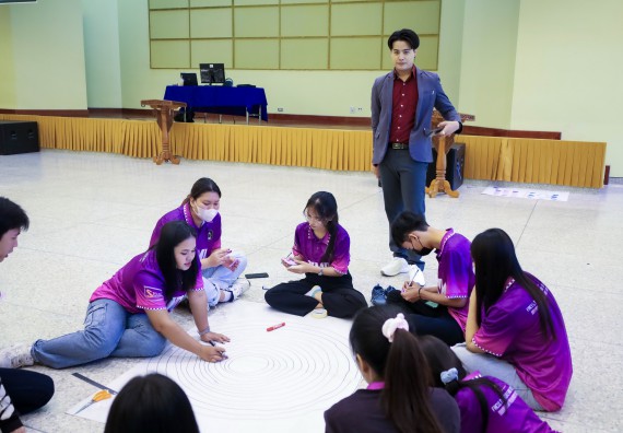 ภาพกิจกรรม  คณะวิทยาศาสตร์และเทคโนโลยี จัดโครงการยกระดับนวัตกรรมชุมชนด้วยกระบวนการวิศวกรสังคม กิจกรรมการอบรมบ่มเพาะทักษะการเป็นวิศวกรสังคม