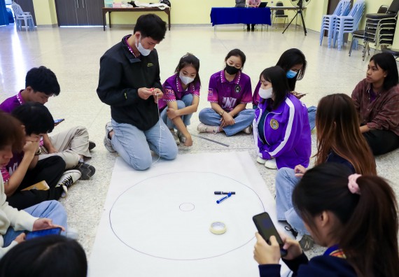 ภาพกิจกรรม  คณะวิทยาศาสตร์และเทคโนโลยี จัดโครงการยกระดับนวัตกรรมชุมชนด้วยกระบวนการวิศวกรสังคม กิจกรรมการอบรมบ่มเพาะทักษะการเป็นวิศวกรสังคม