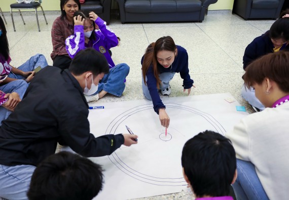 ภาพกิจกรรม  คณะวิทยาศาสตร์และเทคโนโลยี จัดโครงการยกระดับนวัตกรรมชุมชนด้วยกระบวนการวิศวกรสังคม กิจกรรมการอบรมบ่มเพาะทักษะการเป็นวิศวกรสังคม