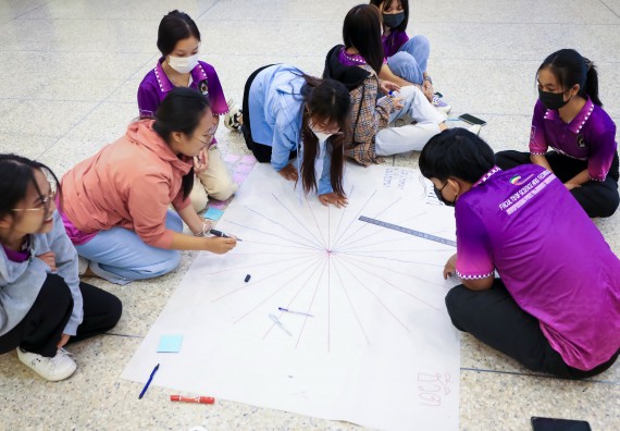 ภาพกิจกรรม  คณะวิทยาศาสตร์และเทคโนโลยี จัดโครงการยกระดับนวัตกรรมชุมชนด้วยกระบวนการวิศวกรสังคม กิจกรรมการอบรมบ่มเพาะทักษะการเป็นวิศวกรสังคม