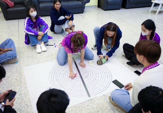 ภาพกิจกรรม  คณะวิทยาศาสตร์และเทคโนโลยี จัดโครงการยกระดับนวัตกรรมชุมชนด้วยกระบวนการวิศวกรสังคม กิจกรรมการอบรมบ่มเพาะทักษะการเป็นวิศวกรสังคม