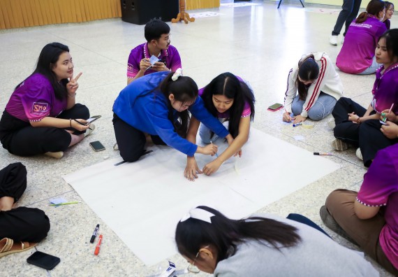 ภาพกิจกรรม  คณะวิทยาศาสตร์และเทคโนโลยี จัดโครงการยกระดับนวัตกรรมชุมชนด้วยกระบวนการวิศวกรสังคม กิจกรรมการอบรมบ่มเพาะทักษะการเป็นวิศวกรสังคม