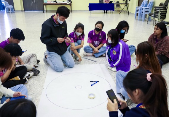 ภาพกิจกรรม  คณะวิทยาศาสตร์และเทคโนโลยี จัดโครงการยกระดับนวัตกรรมชุมชนด้วยกระบวนการวิศวกรสังคม กิจกรรมการอบรมบ่มเพาะทักษะการเป็นวิศวกรสังคม