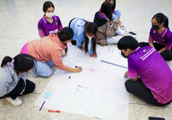 ภาพกิจกรรม  คณะวิทยาศาสตร์และเทคโนโลยี จัดโครงการยกระดับนวัตกรรมชุมชนด้วยกระบวนการวิศวกรสังคม กิจกรรมการอบรมบ่มเพาะทักษะการเป็นวิศวกรสังคม