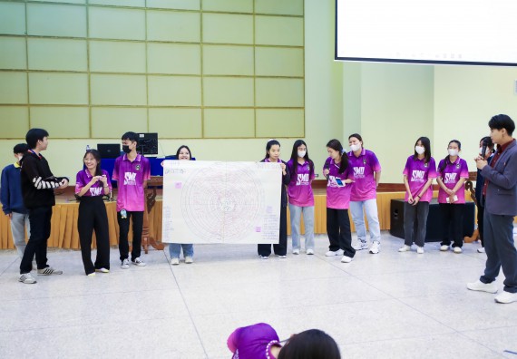 ภาพกิจกรรม  คณะวิทยาศาสตร์และเทคโนโลยี จัดโครงการยกระดับนวัตกรรมชุมชนด้วยกระบวนการวิศวกรสังคม กิจกรรมการอบรมบ่มเพาะทักษะการเป็นวิศวกรสังคม