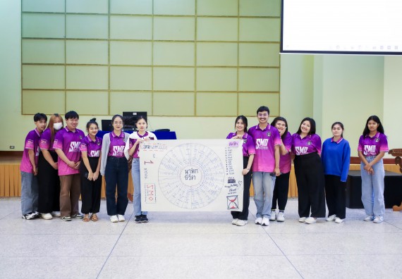 ภาพกิจกรรม  คณะวิทยาศาสตร์และเทคโนโลยี จัดโครงการยกระดับนวัตกรรมชุมชนด้วยกระบวนการวิศวกรสังคม กิจกรรมการอบรมบ่มเพาะทักษะการเป็นวิศวกรสังคม