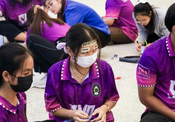 ภาพกิจกรรม  คณะวิทยาศาสตร์และเทคโนโลยี จัดโครงการยกระดับนวัตกรรมชุมชนด้วยกระบวนการวิศวกรสังคม กิจกรรมการอบรมบ่มเพาะทักษะการเป็นวิศวกรสังคม