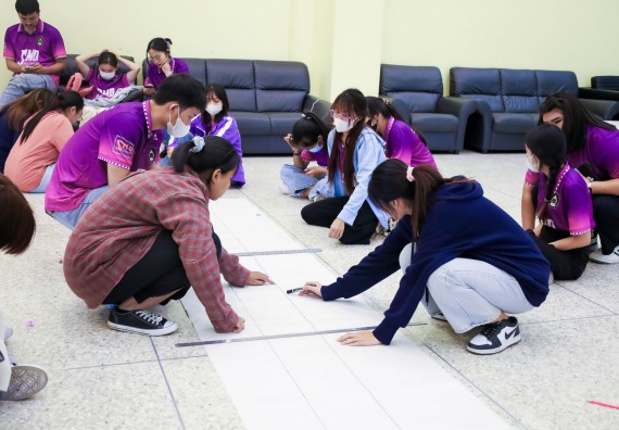 ภาพกิจกรรม  คณะวิทยาศาสตร์และเทคโนโลยี จัดโครงการยกระดับนวัตกรรมชุมชนด้วยกระบวนการวิศวกรสังคม กิจกรรมการอบรมบ่มเพาะทักษะการเป็นวิศวกรสังคม