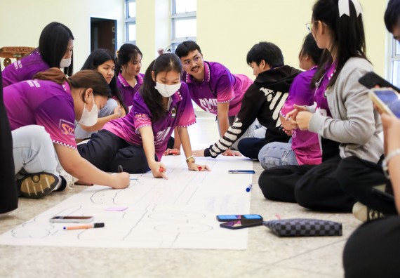 ภาพกิจกรรม  คณะวิทยาศาสตร์และเทคโนโลยี จัดโครงการยกระดับนวัตกรรมชุมชนด้วยกระบวนการวิศวกรสังคม กิจกรรมการอบรมบ่มเพาะทักษะการเป็นวิศวกรสังคม