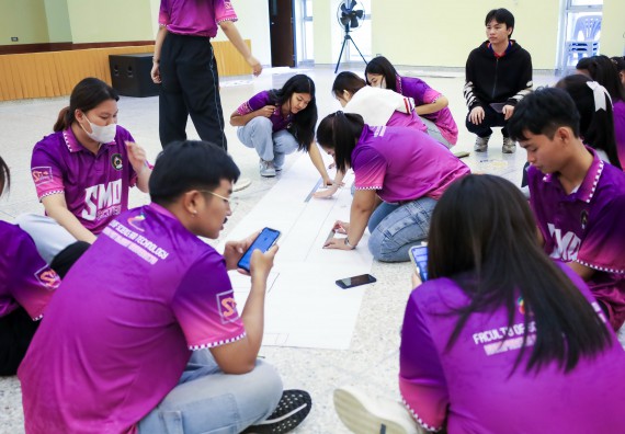 ภาพกิจกรรม  คณะวิทยาศาสตร์และเทคโนโลยี จัดโครงการยกระดับนวัตกรรมชุมชนด้วยกระบวนการวิศวกรสังคม กิจกรรมการอบรมบ่มเพาะทักษะการเป็นวิศวกรสังคม