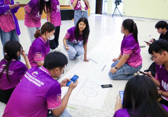 ภาพกิจกรรม  คณะวิทยาศาสตร์และเทคโนโลยี จัดโครงการยกระดับนวัตกรรมชุมชนด้วยกระบวนการวิศวกรสังคม กิจกรรมการอบรมบ่มเพาะทักษะการเป็นวิศวกรสังคม