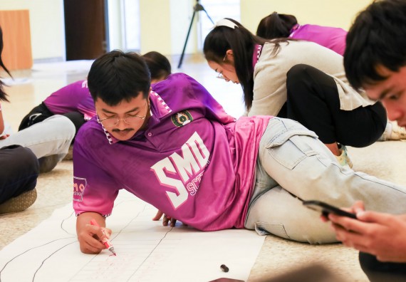 ภาพกิจกรรม  คณะวิทยาศาสตร์และเทคโนโลยี จัดโครงการยกระดับนวัตกรรมชุมชนด้วยกระบวนการวิศวกรสังคม กิจกรรมการอบรมบ่มเพาะทักษะการเป็นวิศวกรสังคม