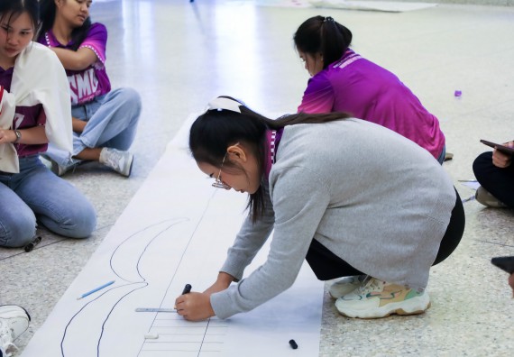 ภาพกิจกรรม  คณะวิทยาศาสตร์และเทคโนโลยี จัดโครงการยกระดับนวัตกรรมชุมชนด้วยกระบวนการวิศวกรสังคม กิจกรรมการอบรมบ่มเพาะทักษะการเป็นวิศวกรสังคม