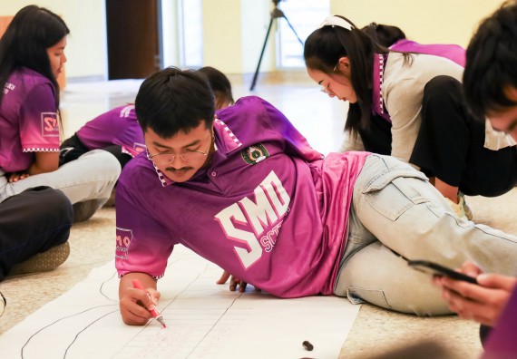 ภาพกิจกรรม  คณะวิทยาศาสตร์และเทคโนโลยี จัดโครงการยกระดับนวัตกรรมชุมชนด้วยกระบวนการวิศวกรสังคม กิจกรรมการอบรมบ่มเพาะทักษะการเป็นวิศวกรสังคม