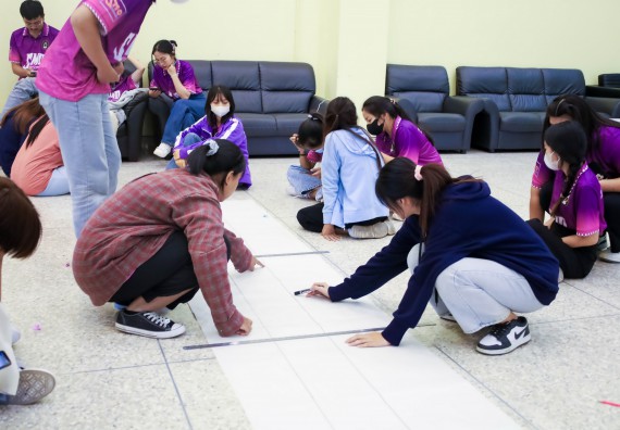 ภาพกิจกรรม  คณะวิทยาศาสตร์และเทคโนโลยี จัดโครงการยกระดับนวัตกรรมชุมชนด้วยกระบวนการวิศวกรสังคม กิจกรรมการอบรมบ่มเพาะทักษะการเป็นวิศวกรสังคม