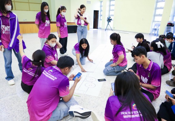 ภาพกิจกรรม  คณะวิทยาศาสตร์และเทคโนโลยี จัดโครงการยกระดับนวัตกรรมชุมชนด้วยกระบวนการวิศวกรสังคม กิจกรรมการอบรมบ่มเพาะทักษะการเป็นวิศวกรสังคม