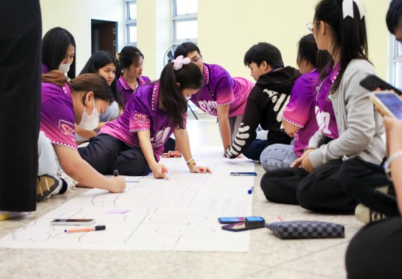 ภาพกิจกรรม  คณะวิทยาศาสตร์และเทคโนโลยี จัดโครงการยกระดับนวัตกรรมชุมชนด้วยกระบวนการวิศวกรสังคม กิจกรรมการอบรมบ่มเพาะทักษะการเป็นวิศวกรสังคม