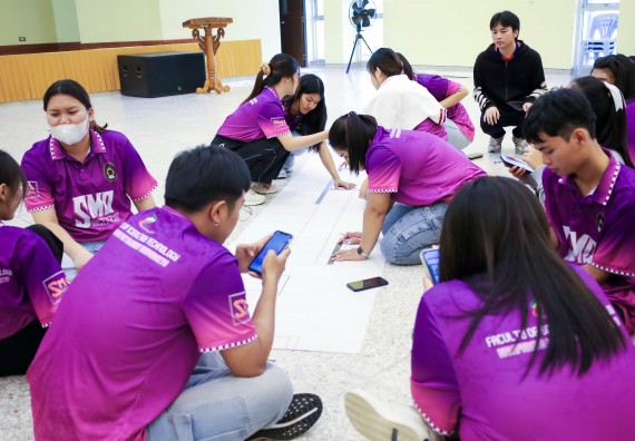 ภาพกิจกรรม  คณะวิทยาศาสตร์และเทคโนโลยี จัดโครงการยกระดับนวัตกรรมชุมชนด้วยกระบวนการวิศวกรสังคม กิจกรรมการอบรมบ่มเพาะทักษะการเป็นวิศวกรสังคม