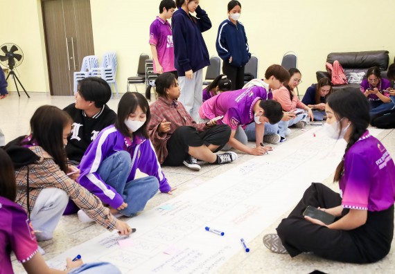 ภาพกิจกรรม  คณะวิทยาศาสตร์และเทคโนโลยี จัดโครงการยกระดับนวัตกรรมชุมชนด้วยกระบวนการวิศวกรสังคม กิจกรรมการอบรมบ่มเพาะทักษะการเป็นวิศวกรสังคม