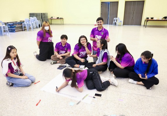 ภาพกิจกรรม  คณะวิทยาศาสตร์และเทคโนโลยี จัดโครงการยกระดับนวัตกรรมชุมชนด้วยกระบวนการวิศวกรสังคม กิจกรรมการอบรมบ่มเพาะทักษะการเป็นวิศวกรสังคม