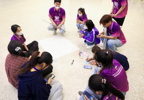 ภาพกิจกรรม  คณะวิทยาศาสตร์และเทคโนโลยี จัดโครงการยกระดับนวัตกรรมชุมชนด้วยกระบวนการวิศวกรสังคม กิจกรรมการอบรมบ่มเพาะทักษะการเป็นวิศวกรสังคม