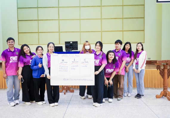 ภาพกิจกรรม  คณะวิทยาศาสตร์และเทคโนโลยี จัดโครงการยกระดับนวัตกรรมชุมชนด้วยกระบวนการวิศวกรสังคม กิจกรรมการอบรมบ่มเพาะทักษะการเป็นวิศวกรสังคม