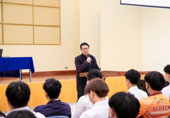 ภาพกิจกรรม  คณะวิทยาศาสตร์และเทคโนโลยี มหาวิทยาลัยราชภัฏกำแพงเพชร  จัดกิจกรรมแลกเปลี่ยนเรียนรู้ เรื่อง HOW TO เขียนอย่างไรให้ได้ทุน