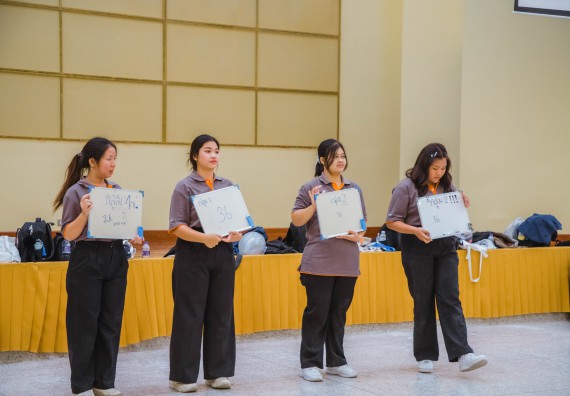 ภาพกิจกรรม  คณะวิทยาศาสตร์และเทคโนโลยี ร่วมกับโรงเรียนสรรพวิทยาคม จัดโครงการพัฒนาการจัดการเรียนการสอนในห้องเรียนพิเศษวิทยาศาสตร์ คณิตศาสตร์ เข้มข้น (ISM)