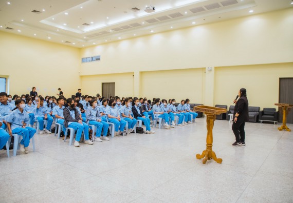 ภาพกิจกรรม คณะวิทยาศาสตร์และเทคโนโลยี ร่วมกับโรงเรียนคลองลานวิทยา จัดโครงการส่งเสริมและพัฒนาศักยภาพนักเรียนห้องเรียนพิเศษ