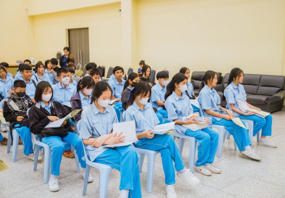 ภาพกิจกรรม คณะวิทยาศาสตร์และเทคโนโลยี ร่วมกับโรงเรียนคลองลานวิทยา จัดโครงการส่งเสริมและพัฒนาศักยภาพนักเรียนห้องเรียนพิเศษ