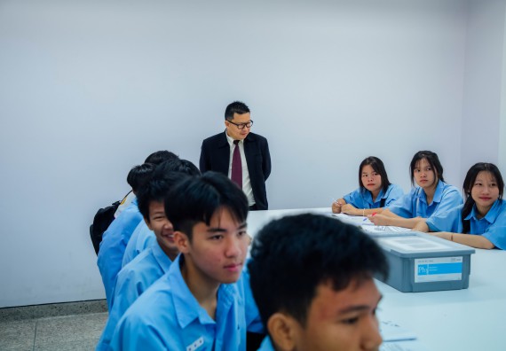 ภาพกิจกรรม คณะวิทยาศาสตร์และเทคโนโลยี ร่วมกับโรงเรียนคลองลานวิทยา จัดโครงการส่งเสริมและพัฒนาศักยภาพนักเรียนห้องเรียนพิเศษ