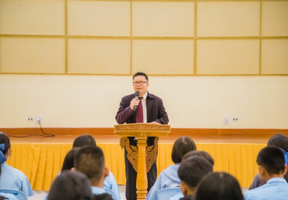 ภาพกิจกรรม คณะวิทยาศาสตร์และเทคโนโลยี ร่วมกับโรงเรียนคลองลานวิทยา จัดโครงการส่งเสริมและพัฒนาศักยภาพนักเรียนห้องเรียนพิเศษ