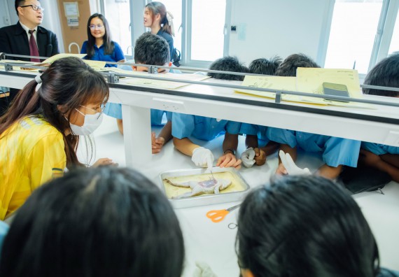 ภาพกิจกรรม คณะวิทยาศาสตร์และเทคโนโลยี ร่วมกับโรงเรียนคลองลานวิทยา จัดโครงการส่งเสริมและพัฒนาศักยภาพนักเรียนห้องเรียนพิเศษ