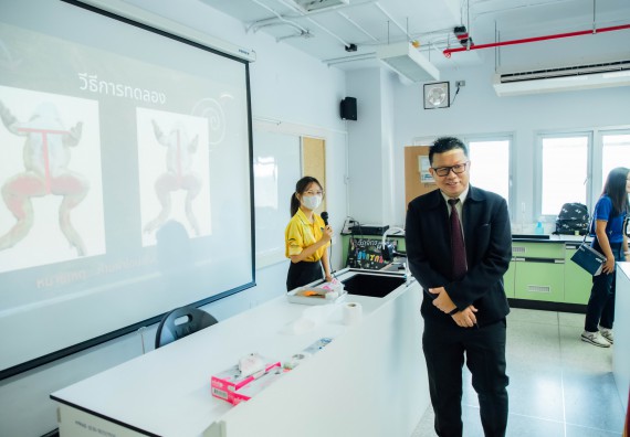 ภาพกิจกรรม คณะวิทยาศาสตร์และเทคโนโลยี ร่วมกับโรงเรียนคลองลานวิทยา จัดโครงการส่งเสริมและพัฒนาศักยภาพนักเรียนห้องเรียนพิเศษ