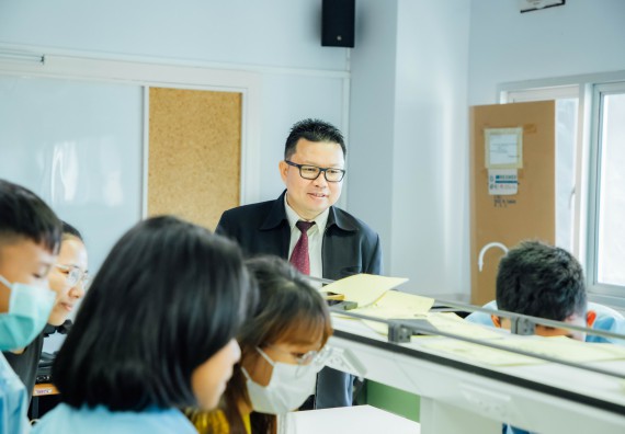 ภาพกิจกรรม คณะวิทยาศาสตร์และเทคโนโลยี ร่วมกับโรงเรียนคลองลานวิทยา จัดโครงการส่งเสริมและพัฒนาศักยภาพนักเรียนห้องเรียนพิเศษ