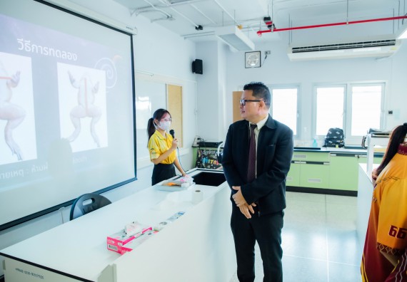 ภาพกิจกรรม คณะวิทยาศาสตร์และเทคโนโลยี ร่วมกับโรงเรียนคลองลานวิทยา จัดโครงการส่งเสริมและพัฒนาศักยภาพนักเรียนห้องเรียนพิเศษ