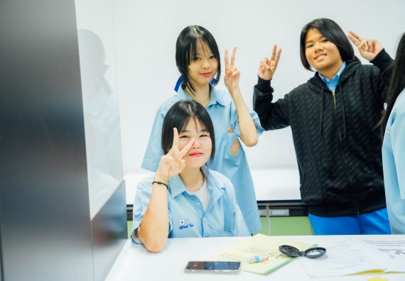 ภาพกิจกรรม คณะวิทยาศาสตร์และเทคโนโลยี ร่วมกับโรงเรียนคลองลานวิทยา จัดโครงการส่งเสริมและพัฒนาศักยภาพนักเรียนห้องเรียนพิเศษ