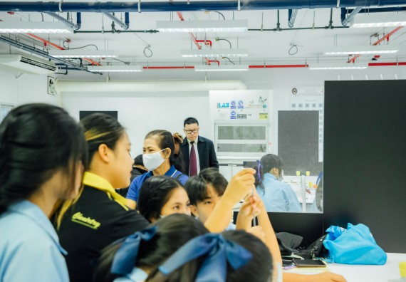 ภาพกิจกรรม คณะวิทยาศาสตร์และเทคโนโลยี ร่วมกับโรงเรียนคลองลานวิทยา จัดโครงการส่งเสริมและพัฒนาศักยภาพนักเรียนห้องเรียนพิเศษ