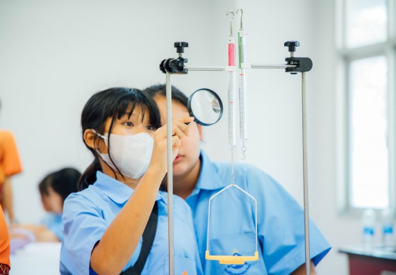 ภาพกิจกรรม คณะวิทยาศาสตร์และเทคโนโลยี ร่วมกับโรงเรียนคลองลานวิทยา จัดโครงการส่งเสริมและพัฒนาศักยภาพนักเรียนห้องเรียนพิเศษ