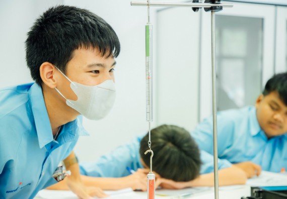 ภาพกิจกรรม คณะวิทยาศาสตร์และเทคโนโลยี ร่วมกับโรงเรียนคลองลานวิทยา จัดโครงการส่งเสริมและพัฒนาศักยภาพนักเรียนห้องเรียนพิเศษ