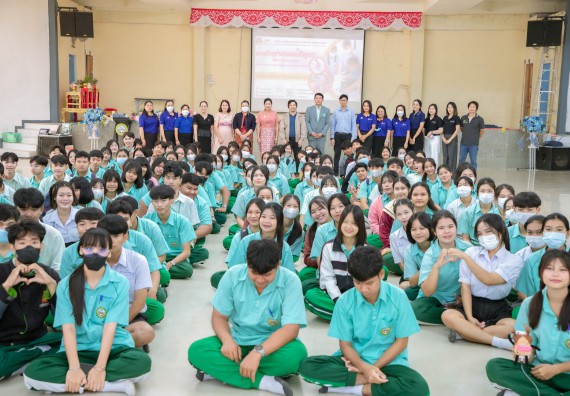 ภาพกิจกรรม   คณะวิทยาศาสตร์และเทคโนโลยี จัดค่ายวิทยาศาสตร์สัญจร ปีการศึกษา 2566  โรงเรียนลานกระบือวิทยา