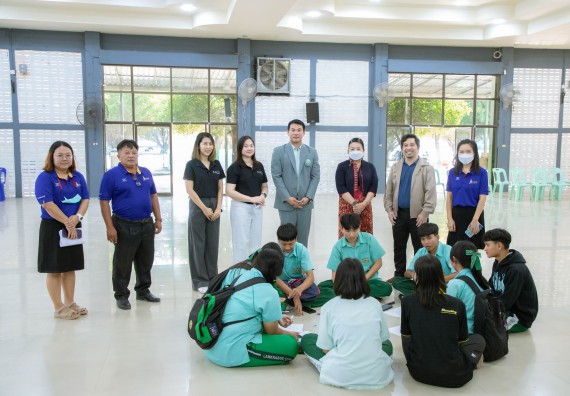 ภาพกิจกรรม   คณะวิทยาศาสตร์และเทคโนโลยี จัดค่ายวิทยาศาสตร์สัญจร ปีการศึกษา 2566  โรงเรียนลานกระบือวิทยา