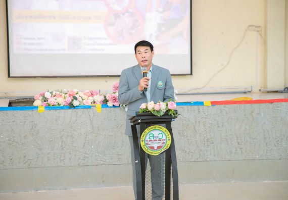 ภาพกิจกรรม   คณะวิทยาศาสตร์และเทคโนโลยี จัดค่ายวิทยาศาสตร์สัญจร ปีการศึกษา 2566  โรงเรียนลานกระบือวิทยา