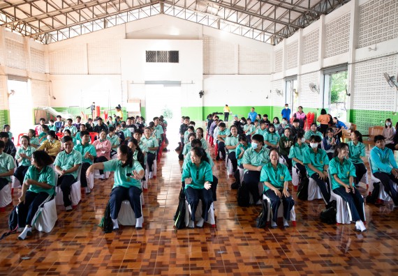 ภาพกิจกรรม คณะวิทยาศาสตร์และเทคโนโลยี จัดค่ายวิทยาศาสตร์สัญจร ปีการศึกษา 2566 ให้กับนักเรียนระดับชั้นมัธยมศึกษาตอนปลาย โรงเรียนโค้งไผ่วิทยา