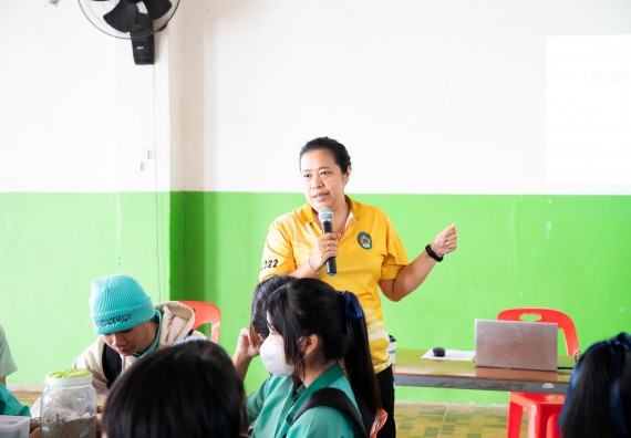 ภาพกิจกรรม คณะวิทยาศาสตร์และเทคโนโลยี จัดค่ายวิทยาศาสตร์สัญจร ปีการศึกษา 2566 ให้กับนักเรียนระดับชั้นมัธยมศึกษาตอนปลาย โรงเรียนโค้งไผ่วิทยา