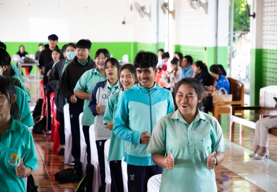 ภาพกิจกรรม คณะวิทยาศาสตร์และเทคโนโลยี จัดค่ายวิทยาศาสตร์สัญจร ปีการศึกษา 2566 ให้กับนักเรียนระดับชั้นมัธยมศึกษาตอนปลาย โรงเรียนโค้งไผ่วิทยา