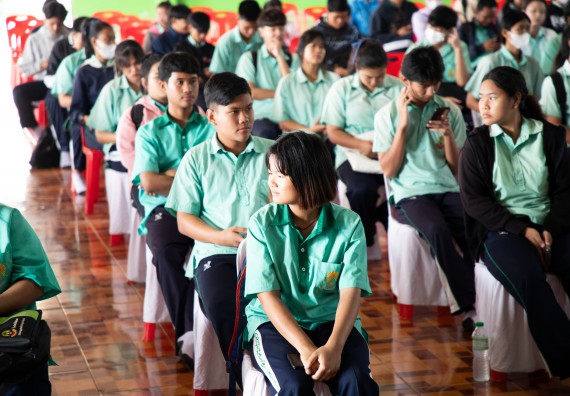ภาพกิจกรรม คณะวิทยาศาสตร์และเทคโนโลยี จัดค่ายวิทยาศาสตร์สัญจร ปีการศึกษา 2566 ให้กับนักเรียนระดับชั้นมัธยมศึกษาตอนปลาย โรงเรียนโค้งไผ่วิทยา