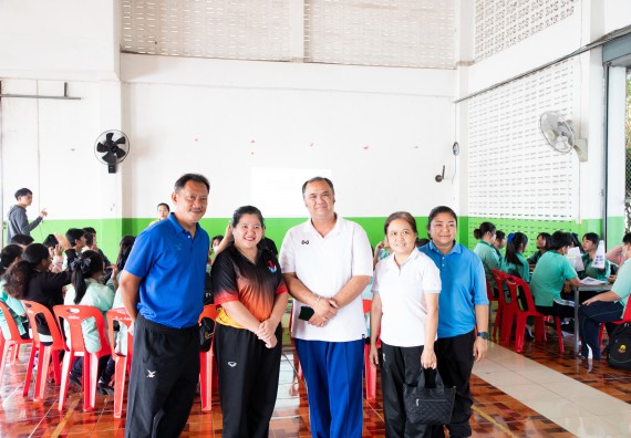 ภาพกิจกรรม คณะวิทยาศาสตร์และเทคโนโลยี จัดค่ายวิทยาศาสตร์สัญจร ปีการศึกษา 2566 ให้กับนักเรียนระดับชั้นมัธยมศึกษาตอนปลาย โรงเรียนโค้งไผ่วิทยา