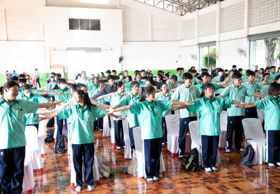 ภาพกิจกรรม คณะวิทยาศาสตร์และเทคโนโลยี จัดค่ายวิทยาศาสตร์สัญจร ปีการศึกษา 2566 ให้กับนักเรียนระดับชั้นมัธยมศึกษาตอนปลาย โรงเรียนโค้งไผ่วิทยา